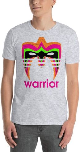 أسطورة المصارعة Ultimate Warrior قصيرة الأكمام تي شيرت in Saudi Arabia