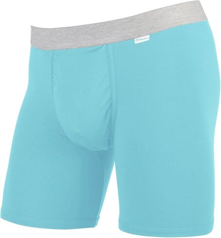 Men's Weekday Boxer Brief, Heather Grey Navy Paisley Stripe, Small (30-32) in Saudi Arabia