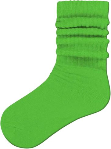 PICCOLO HOSIERY Lightweight Scruch Slouch Socks Unisex Girls Boys 20 bright color options Infant Toddler Child in Kuwait