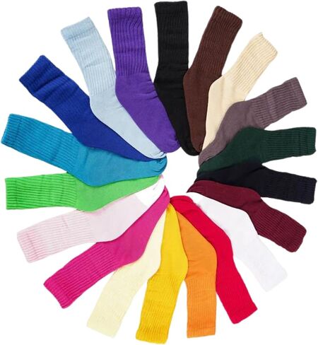 PICCOLO HOSIERY Lightweight Scruch Slouch Socks Unisex Girls Boys 20 bright color options Infant Toddler Child in Kuwait
