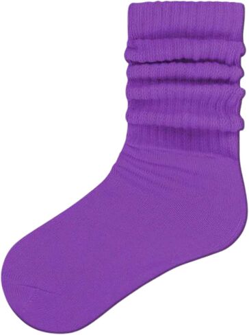 PICCOLO HOSIERY Lightweight Scruch Slouch Socks Unisex Girls Boys 20 bright color options Infant Toddler Child in Kuwait