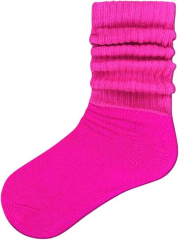 PICCOLO HOSIERY Lightweight Scruch Slouch Socks Unisex Girls Boys 20 bright color options Infant Toddler Child in Kuwait