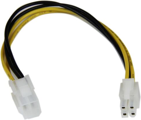 StarTech.com 8in ATX12V 4 Pin P4 CPU Power Extension Cable - M/F - كابل تمديد الطاقة - 4 pin ATX12V (M) إلى 4 pin ATX12V (F) - 7.9 بوصة - ATXP4EXT in Saudi Arabia