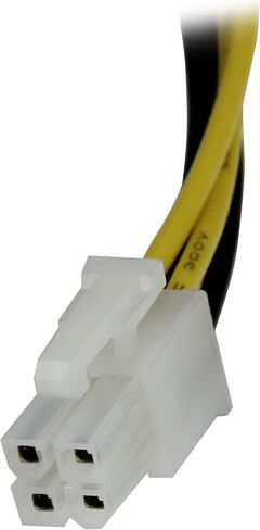 StarTech.com 8in ATX12V 4 Pin P4 CPU Power Extension Cable - M/F - كابل تمديد الطاقة - 4 pin ATX12V (M) إلى 4 pin ATX12V (F) - 7.9 بوصة - ATXP4EXT in Saudi Arabia