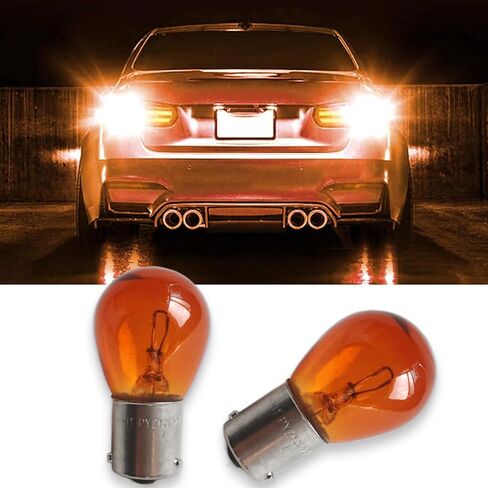 10 PCS CAR PY21W S25 12V21W BAU15S المصباح الكهربائي ، لمبة ضوء الفرامل بديل لمبة ضوء ، المصباح المصغر المصباح المصباح المصابيح المصباح المصغر ، استبدال السيارات والشاحنات وسيارات الدفع الرباعي والدراجات النارية (AMBER) in Kuwait
