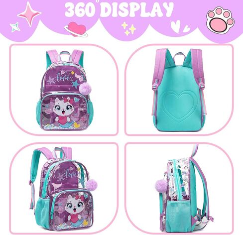 Meetbelify Clear Backpack for Boys School Backpacks for Elementary Kindergarten Student Kids 16inch Heavy Duty Transparent School Bag with Lunch Bag Pencil Case Set for Boys and Girls Ages 5-8 in Kuwait
