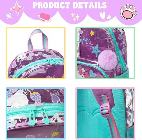 Meetbelify Clear Backpack for Boys School Backpacks for Elementary Kindergarten Student Kids 16inch Heavy Duty Transparent School Bag with Lunch Bag Pencil Case Set for Boys and Girls Ages 5-8 in Kuwait