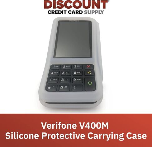 Verifone V400M Protective Carrying Case, Translucent Silicone Credit Card Terminal Sleeve in Saudi Arabia