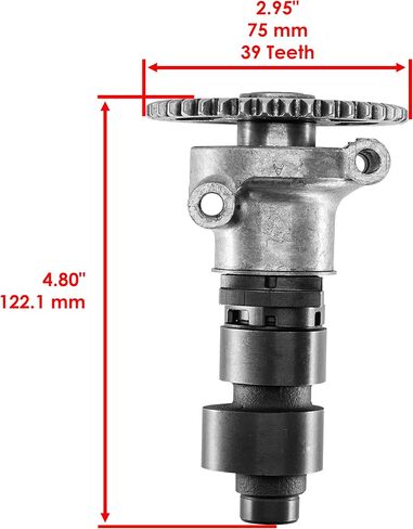 Caltric Camshaft compatible with Honda Fourtrax Rincon 4x4 Auto TRX680FA 2006 2007 2008 2009-2023 in Saudi Arabia