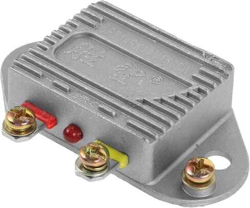 HEALLILY Automobile Electronic Regulator Rectifier Stabilizer Car Voltage Regulator Universal Stabilization Kit Iron Silver in Saudi Arabia