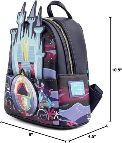 صالة ديزني سندريلا كاسل سلسلة نسائية مزدوجة حزام الكتف محفظة in Kuwait