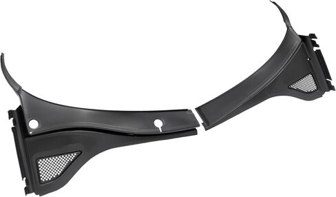 Hecasa Front Wiper Cowl Panel Cover متوافق مع 2012-2020 Volkswagen Passat استبدال 561819403A9B9 561819404A9B9 نافذة ممسحة Cowl Vent Grille سائق بلاستيكي أسود + جانب الركاب. in Kuwait