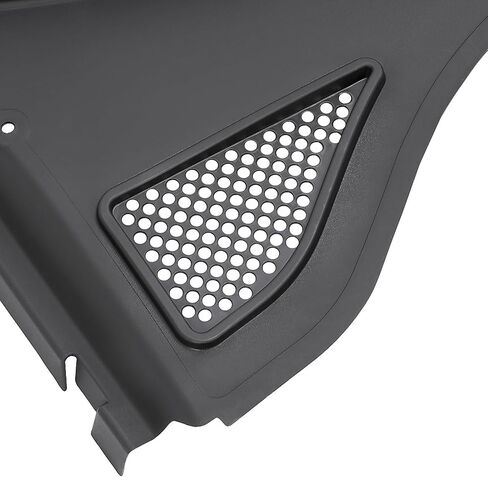 Hecasa Front Wiper Cowl Panel Cover متوافق مع 2012-2020 Volkswagen Passat استبدال 561819403A9B9 561819404A9B9 نافذة ممسحة Cowl Vent Grille سائق بلاستيكي أسود + جانب الركاب. in Kuwait