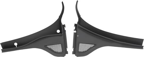 Hecasa Front Wiper Cowl Panel Cover متوافق مع 2012-2020 Volkswagen Passat استبدال 561819403A9B9 561819404A9B9 نافذة ممسحة Cowl Vent Grille سائق بلاستيكي أسود + جانب الركاب. in Kuwait