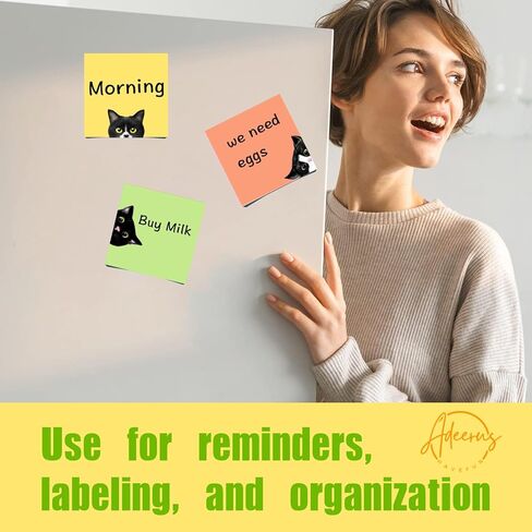 مجموعة 9 وسادات ملاحظات لاصقة للقطط السوداء، وسادات ملاحظات وردية ذاتية اللصق، وسادات مذكرة فائقة اللصق، بطاقة ملاحظات لطيفة كهدية لمحبي القطط، مكتب المعلم واللوازم المدرسية، 3x3 بوصة in Kuwait