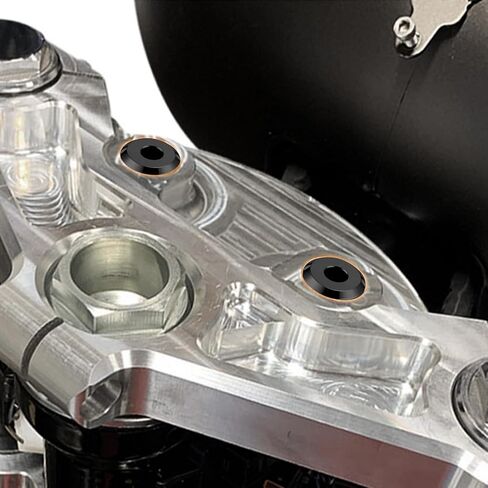 Mofun Handlebar Riser Lithings CNC Solid Billet متوافق مع Harley Touring Electra Road Street Glide Road King 1983-2024 ، Fit Softail Fat Boy Slim Low Rider 2018-2024 Black in Saudi Arabia