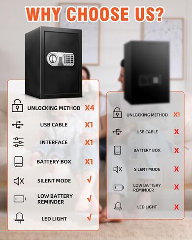 صندوق نقود آمن للتعامل مع الأموال، صندوق نقود قفل مع صينية عملات معدنية قابلة للإزالة، صندوق نقود معدني للنقود مع قفل مفتاح، صندوق أمان محمول بمقبض in Kuwait