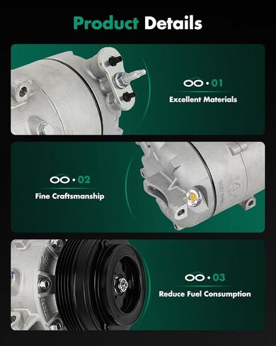 SCITOO A/C Compressor CO 11034C 2004-2006 2005 Compatible for Scion xA xB 1.5L in Saudi Arabia