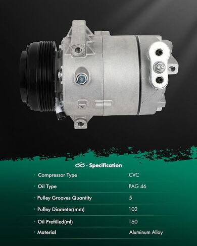 SCITOO A/C Compressor CO 11034C 2004-2006 2005 Compatible for Scion xA xB 1.5L in Saudi Arabia