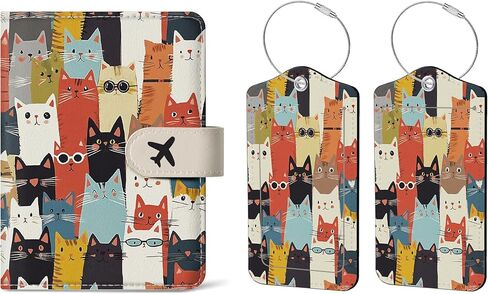 2 علامات الأمتعة حزمة لحقائب و RFID حظر جواز السفر لحساب أساسيات السفر in Kuwait