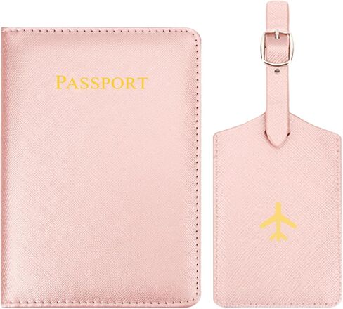MR و MRS Passport Holder and Luggage Tags ، هدية زفاف هدية هدية للاستحمام الزفاف للأزواج المتزوجين حديثًا هدية السيد و Mrs هدايا شهر العسل الأساسية للنساء الرجال (بالأبيض والأسود) in Kuwait