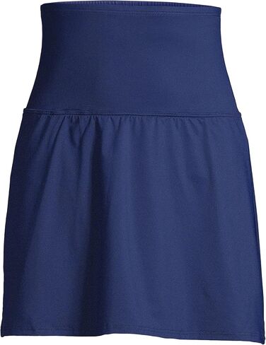 LANDS 'End Women's Tummy Control Ultra High High Phensed Modest Swim Swek Swim Swek in Saudi Arabia