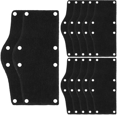 Aneco 12 Pack Hard Hat Sweatband Cotton Reusable Sweatband Snap-On Liner Sweatband for Hard Hat Accessories in Saudi Arabia