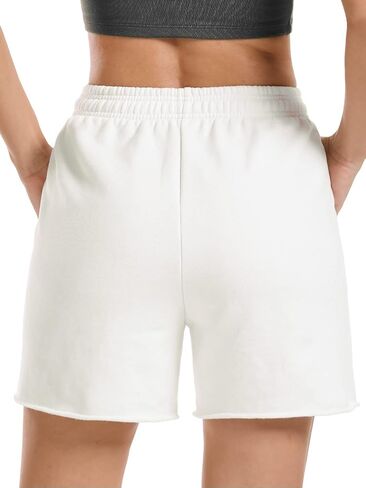 Stelle Women's Drawstring Sweat Shorts Comfy Elastic Shorts Workout Lounge Shorts with Pockets in Saudi Arabia