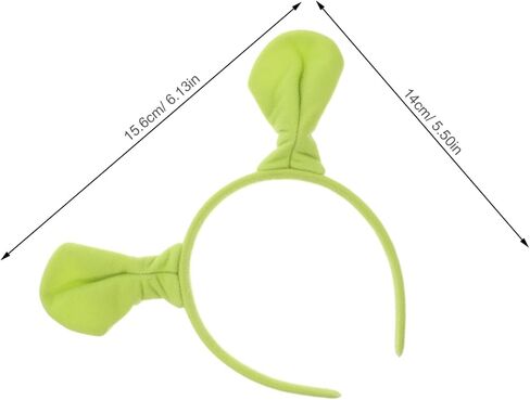Pretyzoom 12pcs عصابات الرأس كرتون الغول الأذنين الأطواق شعر لجميع القديسين Cosplay ملاءمة للبالغين للحفلات والأحداث تحت عنوان in Saudi Arabia