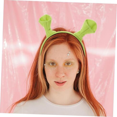 Pretyzoom 12pcs عصابات الرأس كرتون الغول الأذنين الأطواق شعر لجميع القديسين Cosplay ملاءمة للبالغين للحفلات والأحداث تحت عنوان in Saudi Arabia