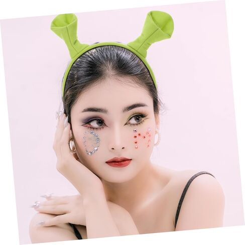 Pretyzoom 12pcs عصابات الرأس كرتون الغول الأذنين الأطواق شعر لجميع القديسين Cosplay ملاءمة للبالغين للحفلات والأحداث تحت عنوان in Saudi Arabia