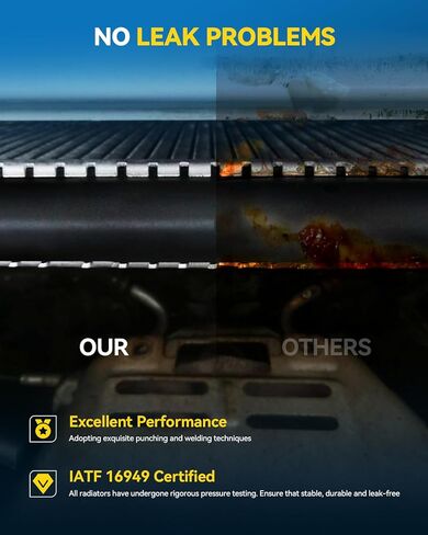 Philtop CU2951 محرك المبرد المبرد الألومنيوم لعام 2007-2016 باتريوت ، 2007-2016 Compass ، 2008-2014 Avenger ، 2011-2014 200 ، 2007-2012 Caliber ، 2007-2010 SEBRING in Kuwait