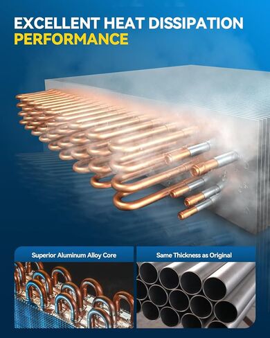 Philtop CU2951 محرك المبرد المبرد الألومنيوم لعام 2007-2016 باتريوت ، 2007-2016 Compass ، 2008-2014 Avenger ، 2011-2014 200 ، 2007-2012 Caliber ، 2007-2010 SEBRING in Kuwait