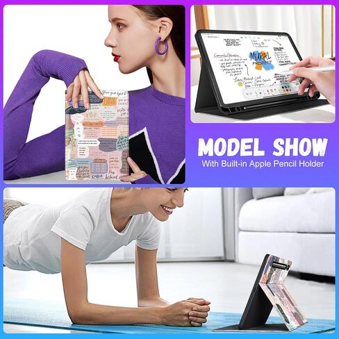 for Samsung Galaxy Tab S8/Tab S7 Case 11 Inch Women Girls Cute Folio Cover with Pencil Holder Kawaii Design Girly Flower Floral Pretty Tablet Cases for Samsung Tab S7/Tab S8 Case 2022/2020 in Kuwait