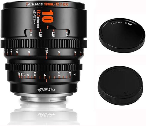 7Artisans 16mm T2.1 Cine Lens,Large Aperture Cinematic Film Lens for E Mount Mirrorless Cameras A6500 A6600 FX3 A7S3 A7M3 A7R3 A7M4 FS/A/NEX/A6/A7 Series in Kuwait