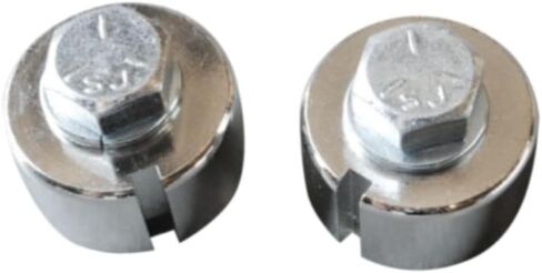 for Truck for C15/C1500 Pickup for C25/C2500 Pickup for K15/K1500 Pickup for K25/K2500 Pickup for C10 for C10 Pickup for K10 Truck Stepside Tailgate Trunnion Hinge Set (Silver Steel) in Saudi Arabia