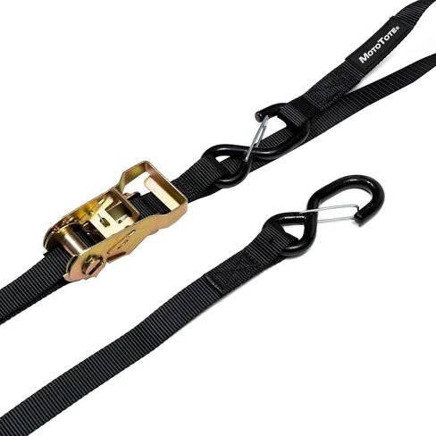 Mototote Safeloop Ratcheting Tie Downs (3،400 رطل. الحد الأقصى للحمل) - الأشرطة المبتكرة ، قفل للدراجات النارية والدراجات الكهربائية in Saudi Arabia