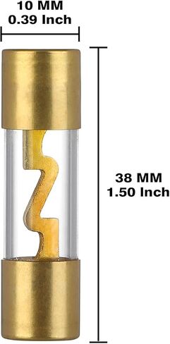 VEXUNGA 4-8 Gauge AWG Inline 60 Amp Fuse Holder with 60A AGU Fuses for Car Audio Alarm Amplifier Subwoofer in-line Fuse Holders (60Amp) in Kuwait