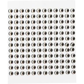 PATIKIL Fishing Lure 3D Eyes 5mm, 600Pcs Waterproof Artificial Fish Eye Fly Tying Lures Crafts Tackle Accessory for Fishing Baits DIY, Gold in Saudi Arabia