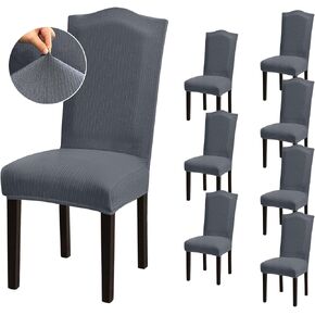 Stretch Dining Room Chair Covers Set of 6, Removable Washable Chair Covers for Dining Chairs,Dining Room, Hotel, Ceremony in Saudi Arabia