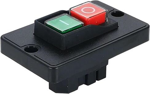 1Pcs DKLD Waterproof Button Switch YCZ3-A Self-Locking Deviceelectromagnetic Switch Button Three-Phase Emergency Stop(Gray) in Saudi Arabia