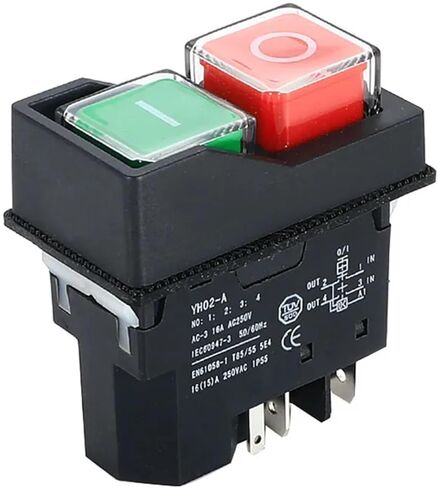1PCS DKLD زر مقاوم للماء التبديل YCZ3-A زر التبديل الإلكترونية المغطى بالذات. in Kuwait
