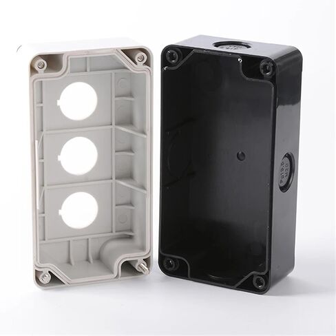 1Pcs Waterproof Button Box Switch Control Box 12345 Hole Industrial Switch Indicator Box 22mm(HB2-B4) in Saudi Arabia