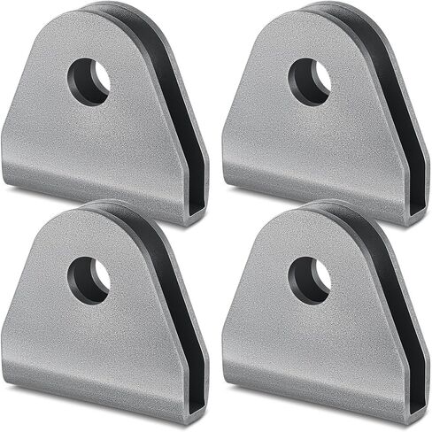 4 Pack Double Shear Tabs Seat Belt Tab Double Shear Limit Strap Weld on tabs 1/2" Hole for Offroad Car Fabrication and UTV Parts Distribution in Saudi Arabia