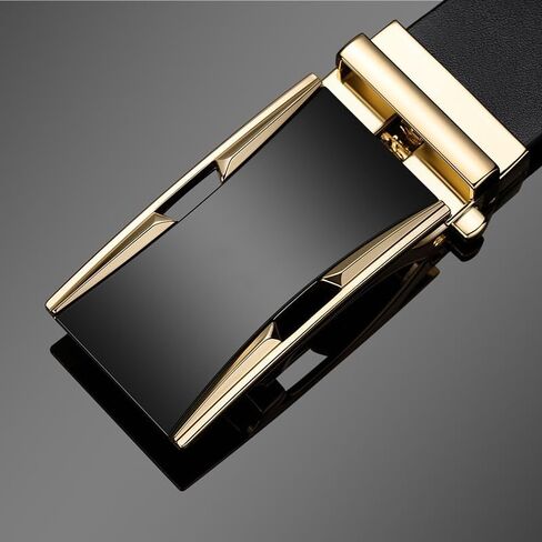 Belt Men's Belt Automatic Cowhide Belt Men's Belt(105cm) in Saudi Arabia