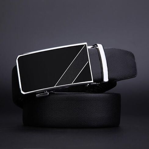 Automatic Buckle Men's Belt Men's Versatile Youth Belt Men's Belt(110cm) in Saudi Arabia