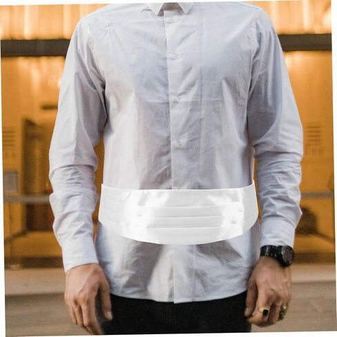 Men Cummerbund for Tuxedo Elegant Waist Band for Formal Events Stylish Cor Support for Comfort Posture in Saudi Arabia