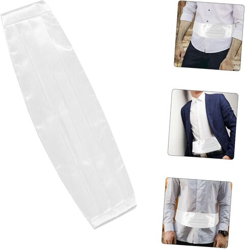 Men Cummerbund for Tuxedo Elegant Waist Band for Formal Events Stylish Cor Support for Comfort Posture in Saudi Arabia
