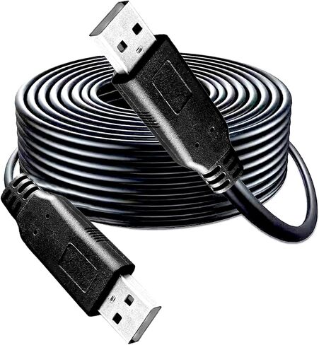 YOTETION Long USB2.0 A to C Cable 50FT,USB2.0 A Cable to USB C 2.0 Cable Data Transfer Type C Cable for Android Auto/iPhone 15/Galaxy S21 S20 A53 A71/iPad Mini 6/Switch/PS5 Controller in Kuwait