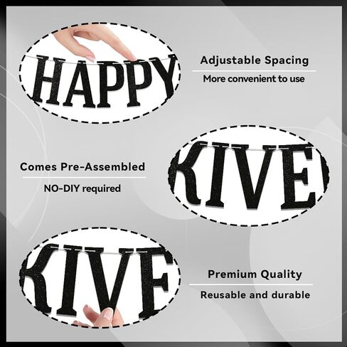 Happy Workiversary Banner, Work Anniversary Decorations, Work Party Office Party Decor, Happy Work Anniversary Party Decoration Supplies Gold Glitter in Saudi Arabia